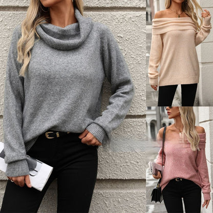 Confort et Style : Pull à Manches Longues pour Femme